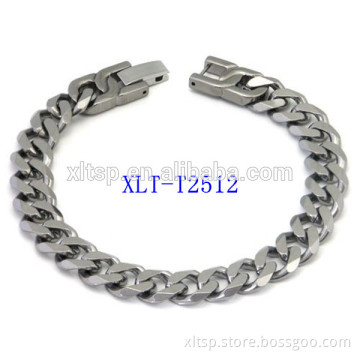 fashion titanium chain jewelry 8mm silver color sexy charm bracelet